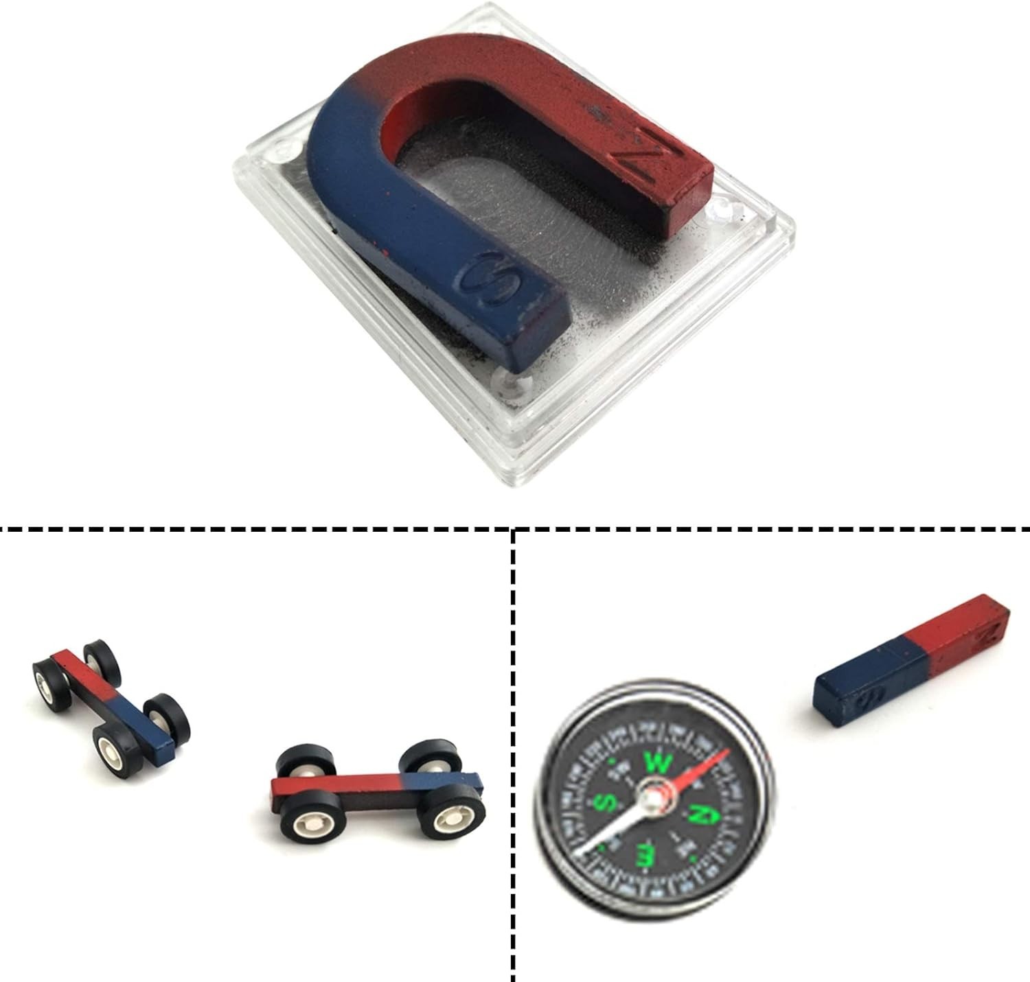 Labs Junior Science Magnet Set for Education Science Experiment Tools Icludin...