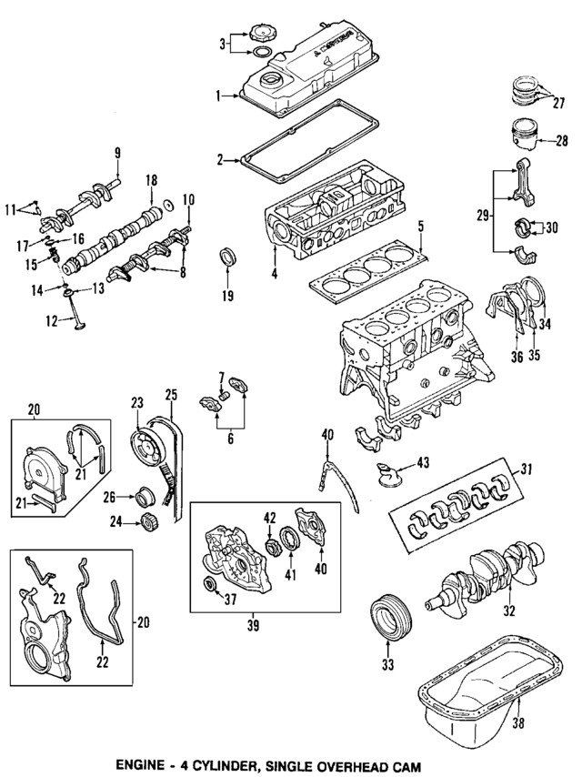 Genuine Mitsubishi Valve Keeper MD016483