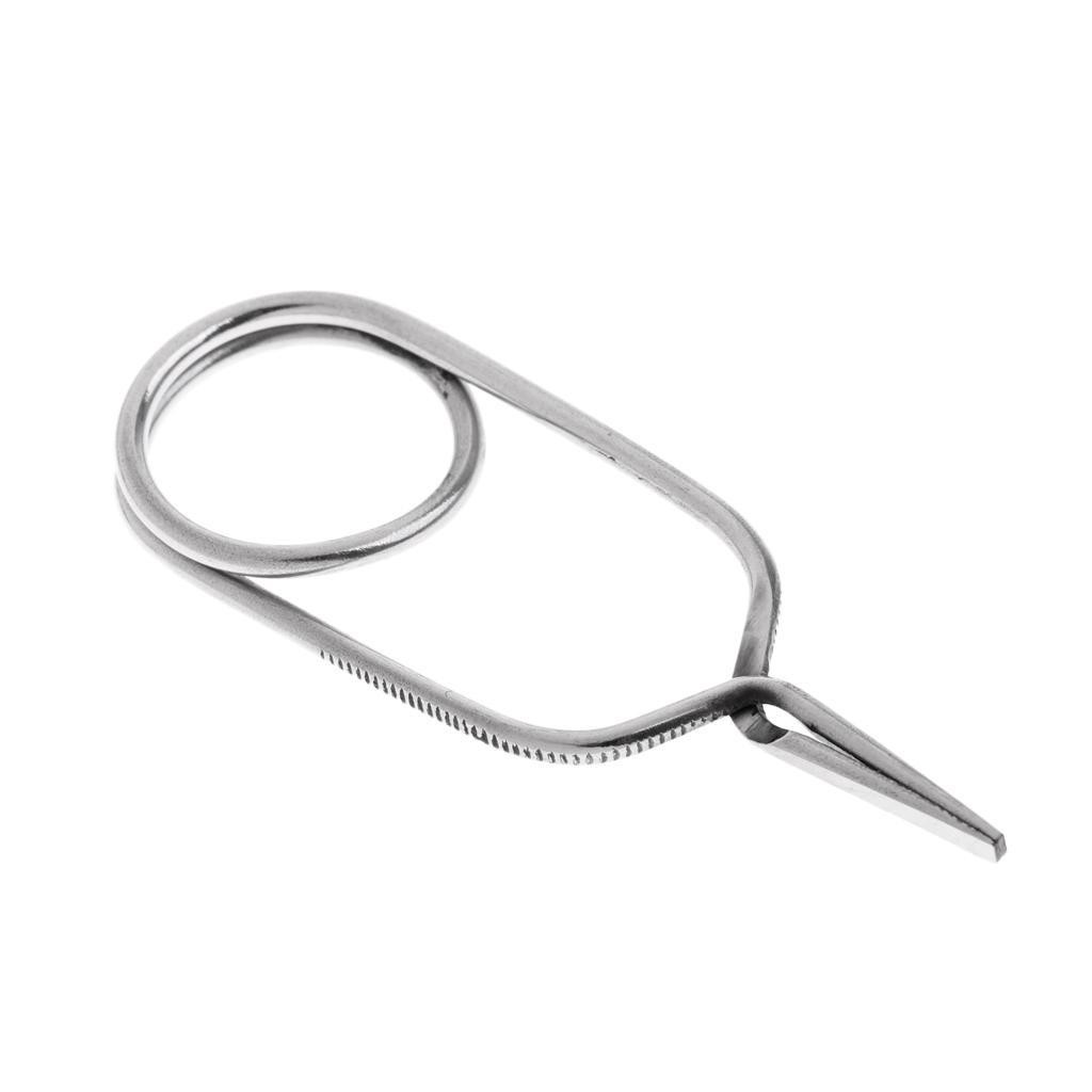 Stainless Steel Fly Tying Hackle Pliers Designed for Fly Fishing Enthusiast M