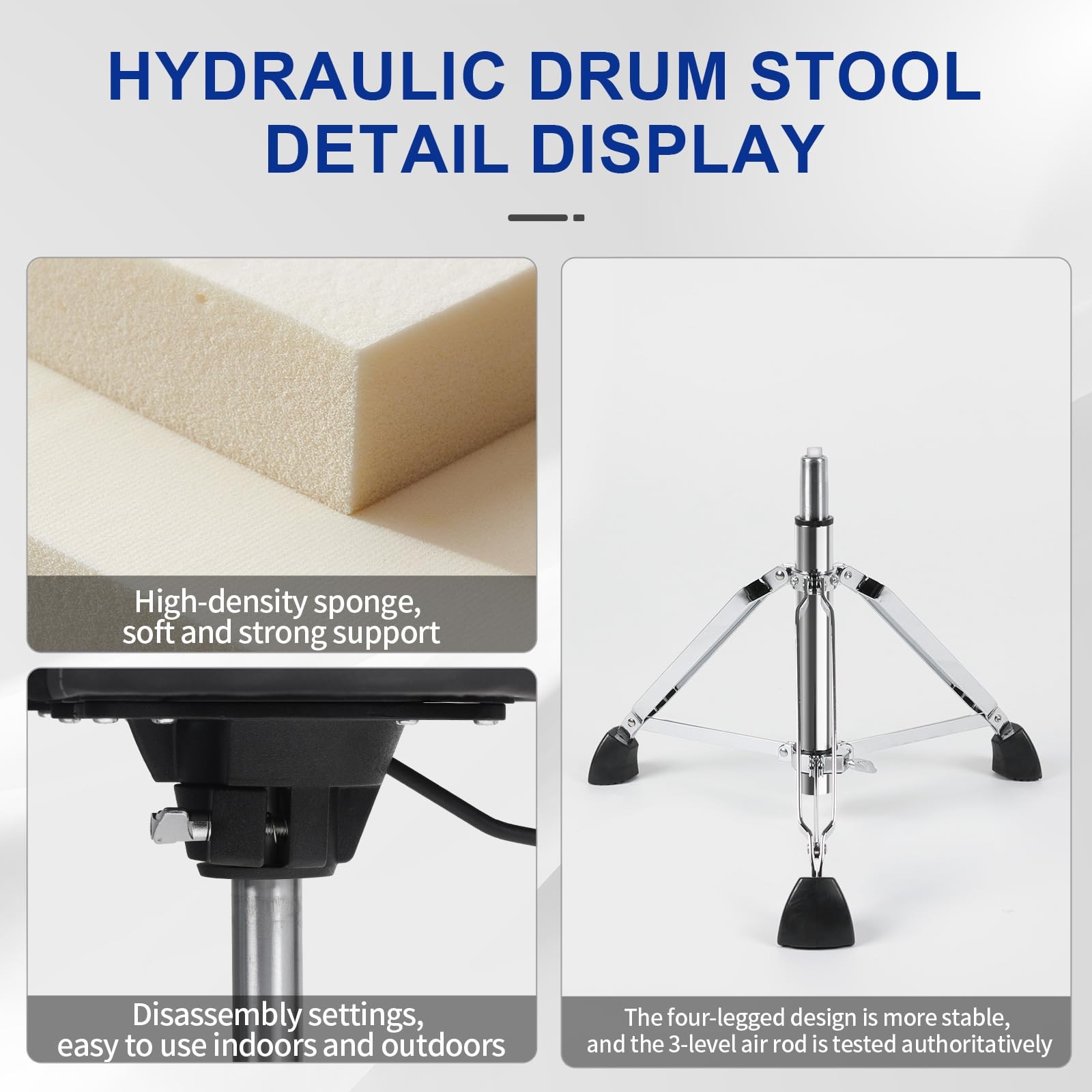 Saddle Drum Throne, Hydraulic Drum Throne, Disassemble Heavy Duty Drum Seat, ...