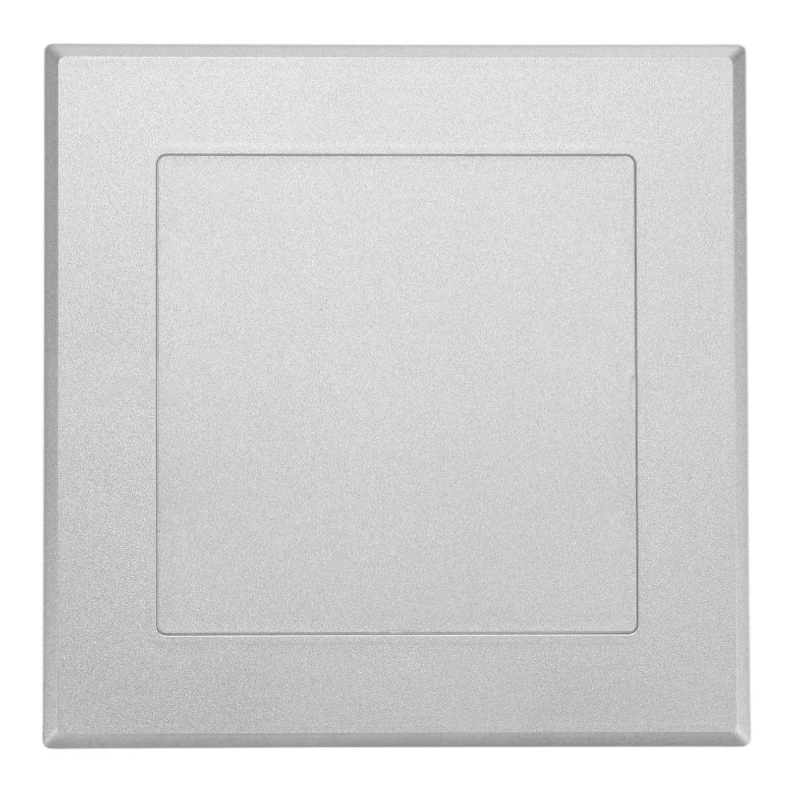 1-Pack Access Panel for Drywall, 5x5" Plastic Removable [Silver Tone, Square]