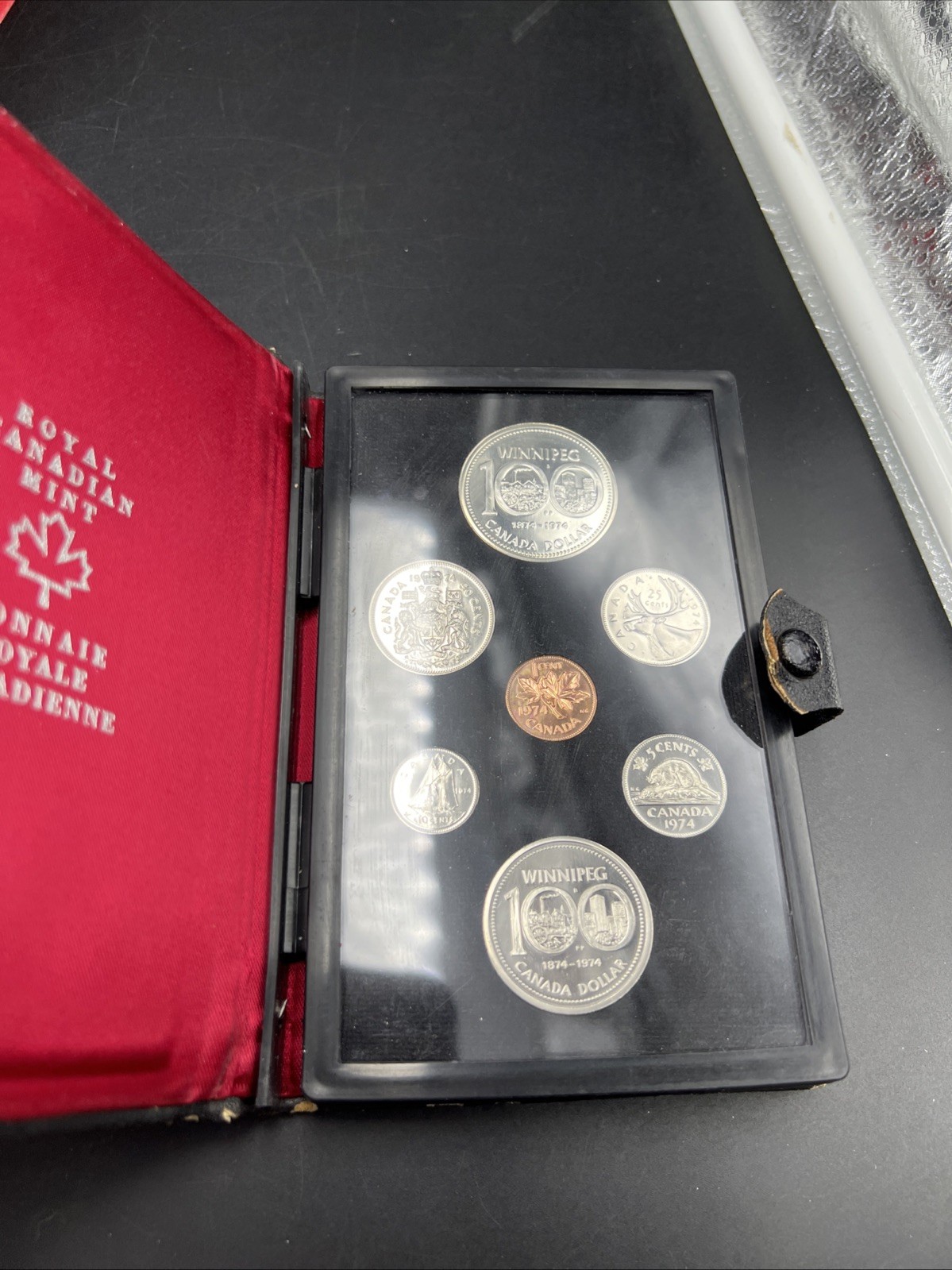 1974 Canada Double Dollar Set Used Box No COA