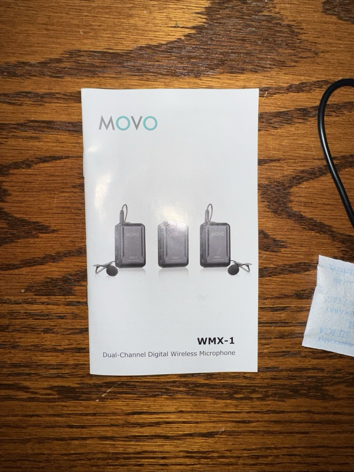 Movo WMX-1-DUO 2.4GHz Dual Wireless Lavalier Microphone System - Parts Only