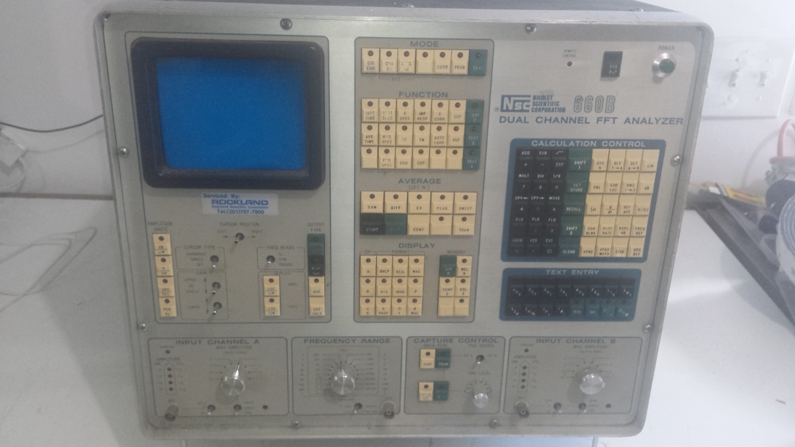 ⭐Nicolet NSC 660B⭐ Computing FFT Spectrum Analyzer Dual Chan 1 Hz-100 KHz -READ!