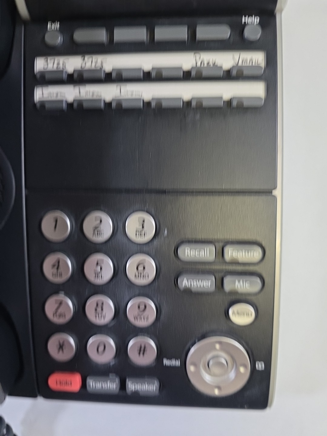 NEC ITL-12D-1(BK)TEL ILV(XD)Z-Y(BK) Lot# K26DMF-G Business Phone Plus Acc.