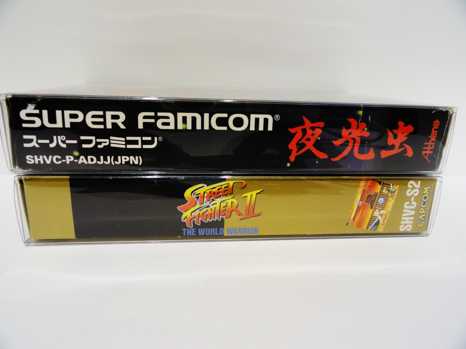25 Box Protectors For SUPER FAMICOM Video Games Clear Custom Cases SFC CIB