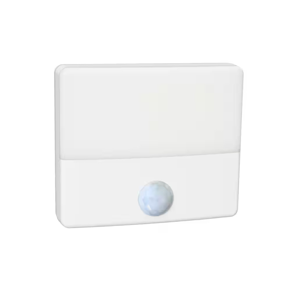 White Senti Motion Activated LED Night Light Free Shipping New