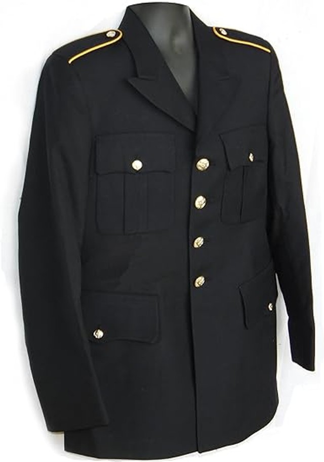 NEW UNITED STATES ARMY SERVICE UNIFORM DRESS BLUE JACKET POLY WOOL 450 ASU 52R