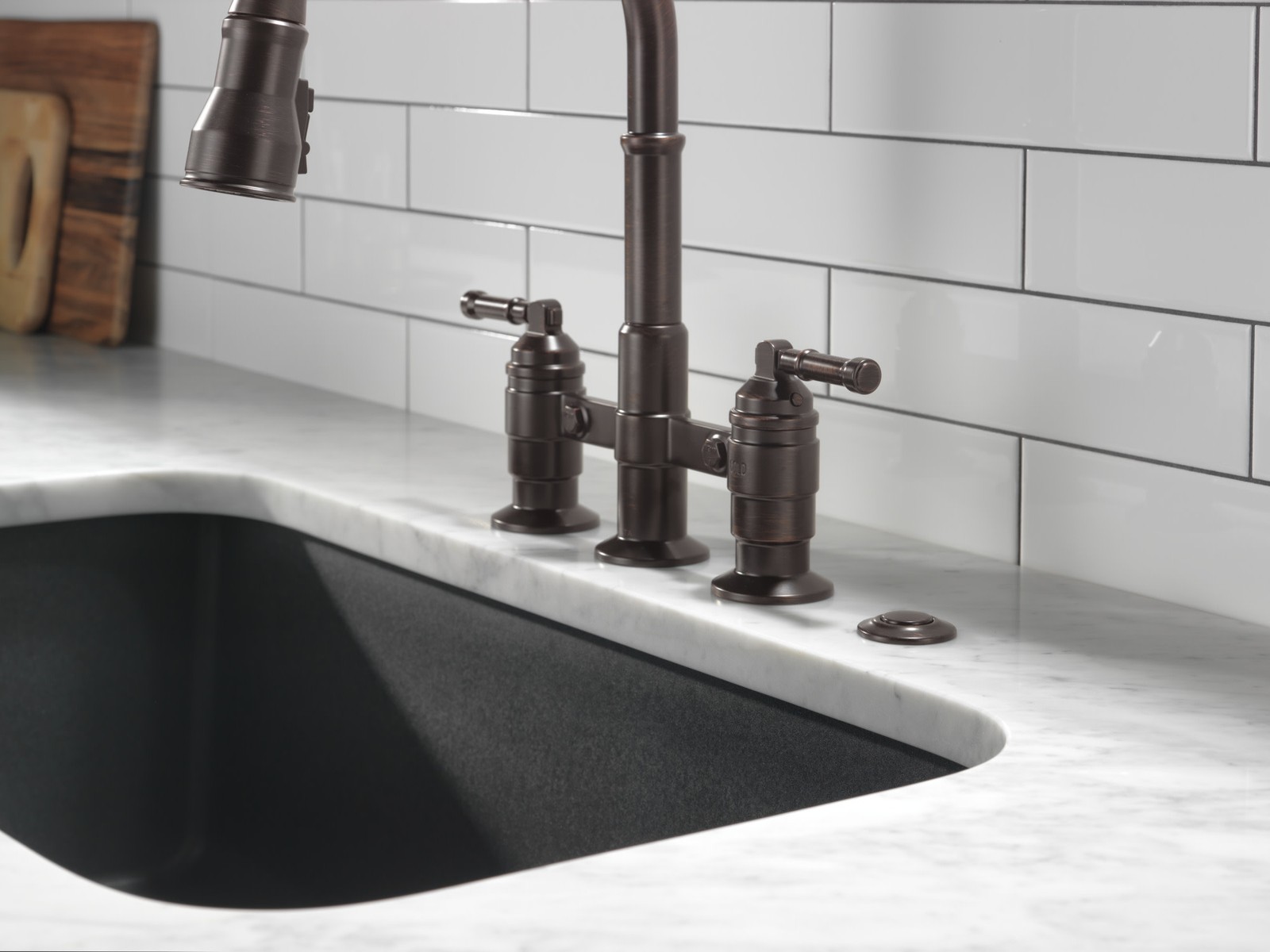 Delta 72050 Garbage Disposal Air Switch - Bronze