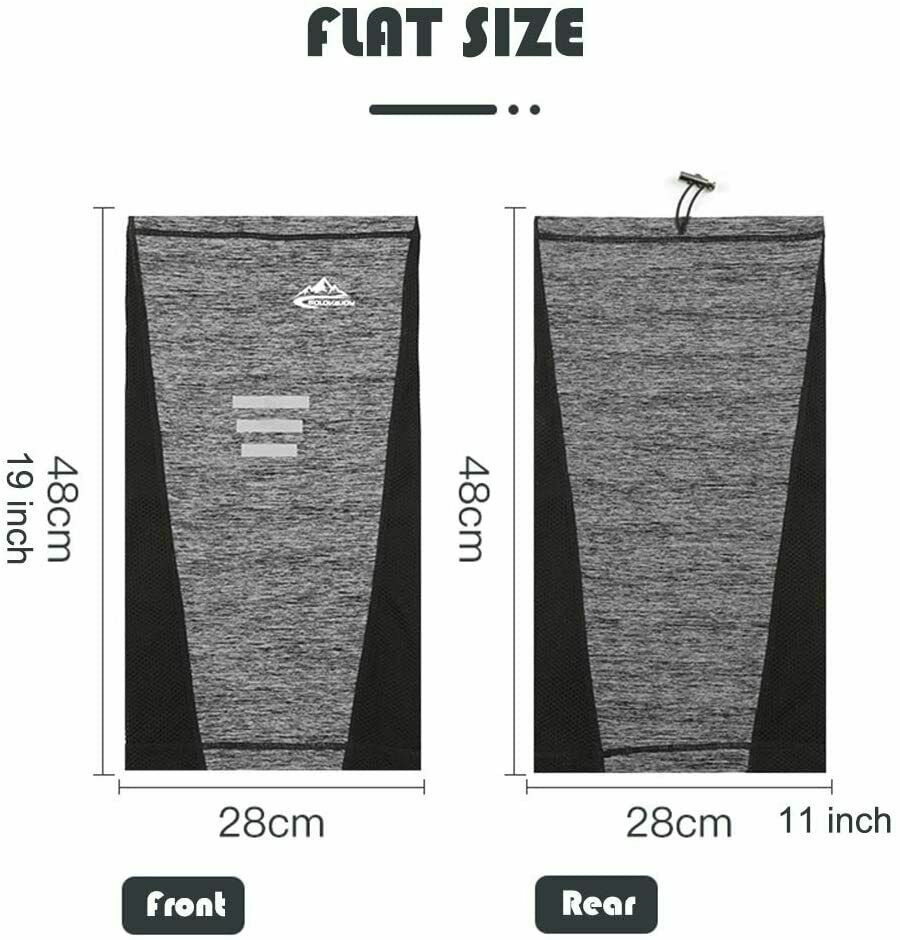 Fishing Face Mask Sun Shield Neck Gaiter Balaclava Neckerchief Bandana Headband