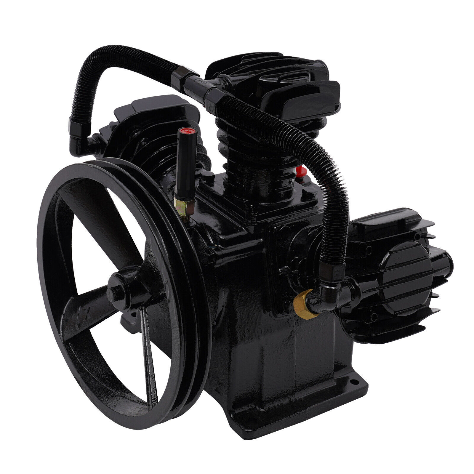 4HP Single-Stage Inline-Twin Replacement Air Compressor Pump 3 Cylinder Head