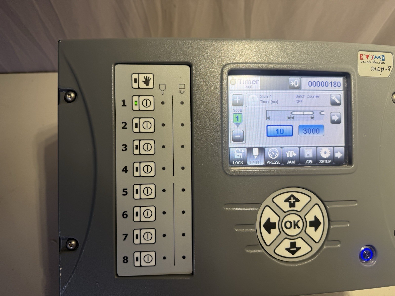 Valco-Melton MCP-8 Adhesive Pattern Control System 8 Channel 074XX060
