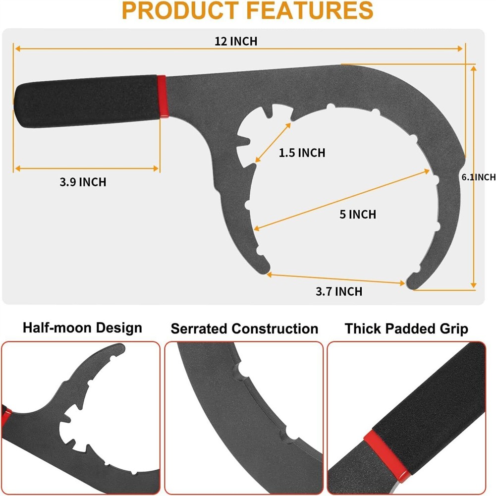 Diesel Filter Wrenches for 5" 61090