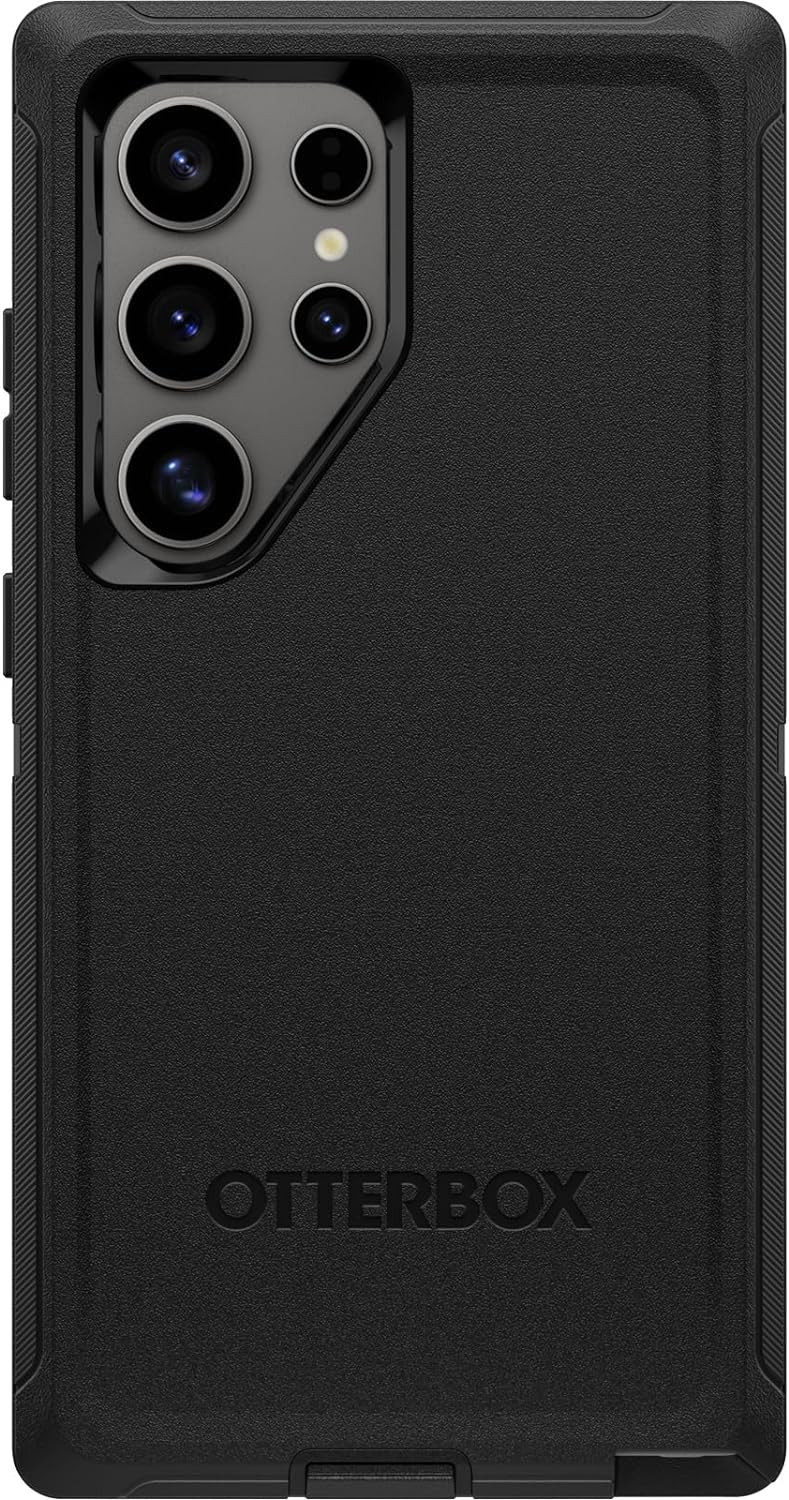 For Samsung Galaxy S25 Ultra OtterBox Defender Case + Holster Black
