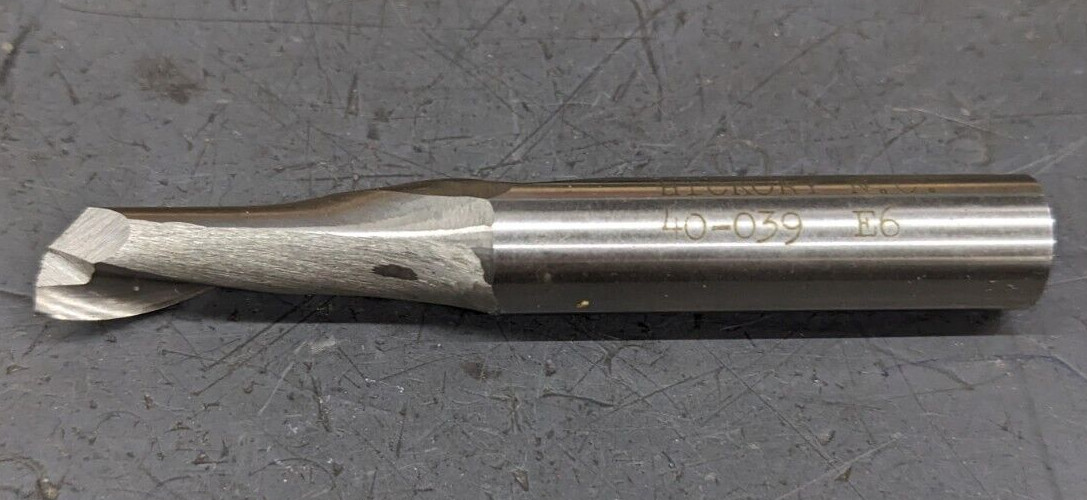 Forest City Spiral Router Bit 1/2" CD Up Cut HSS 1/2" Shank Single Flute USA