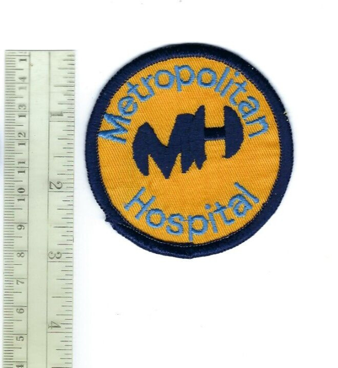 LMH METROPOLITAN HOSPITAL Medical Center Metro MH Batman Batwing patch - NEW!