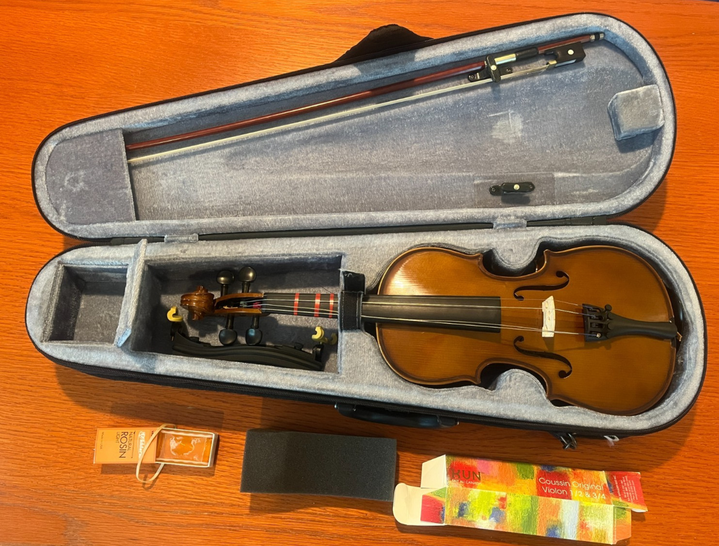 Cremona model SV-115 sized 1/2 Violin🔴made in China 2012🔴Bow n Case