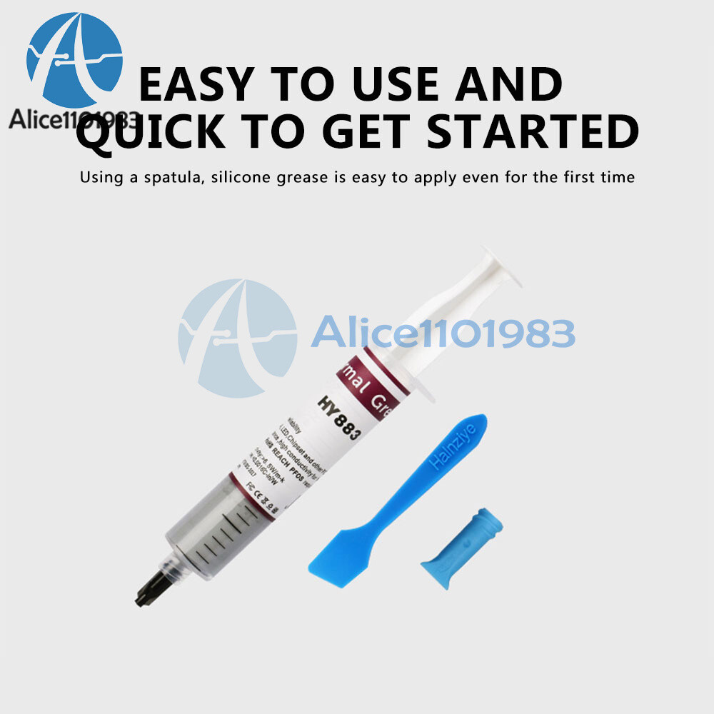 CPU Cooling Paste HY883 Thermal Conductive Silicone Grease 6.5W For Computer