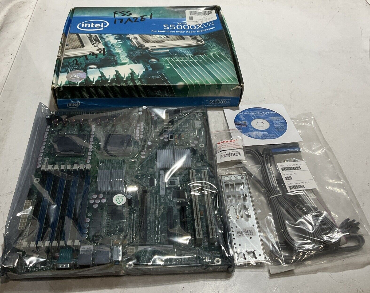 INTEL  S5000XVN MOTHERBOARD FOR MULTI-CORE INTEL  XEON DUAL CORE  PROCESSOR  U3S