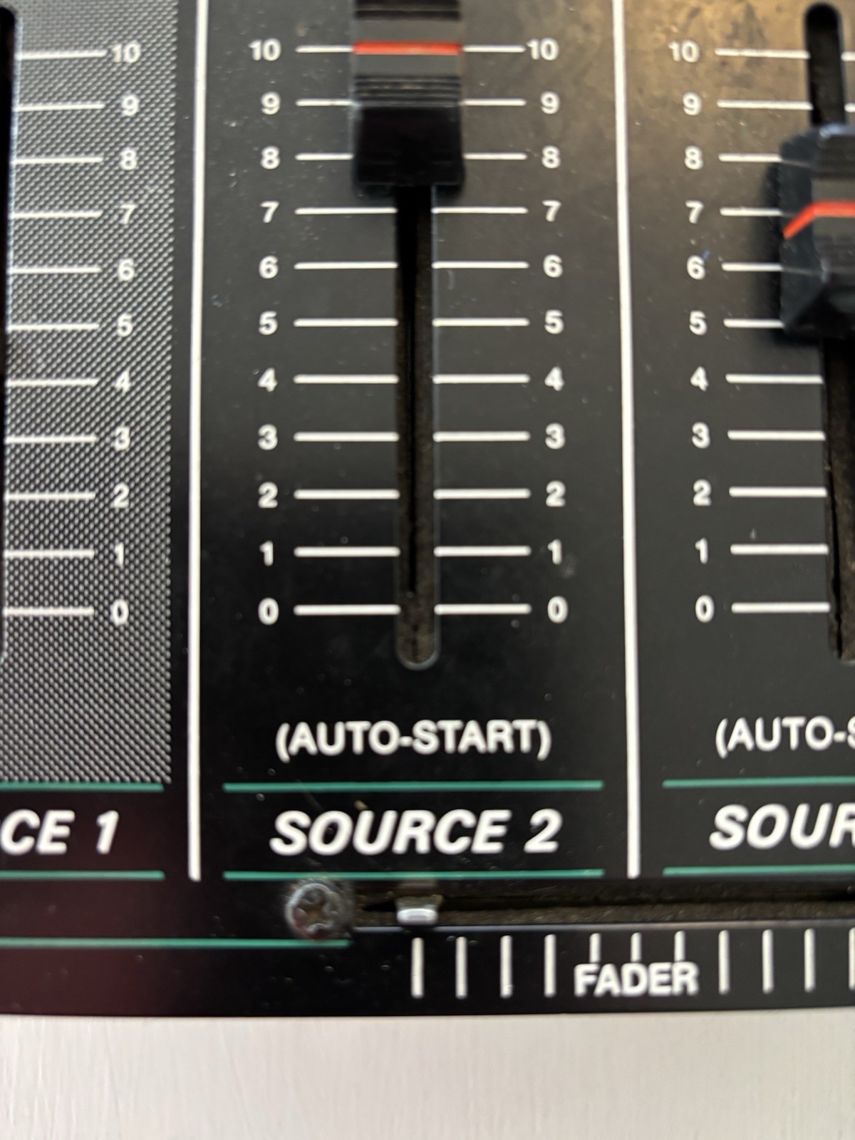 BST ACTIV 7 DJ Mixer -Powers On - Untested - Missing - 3 Level Covers
