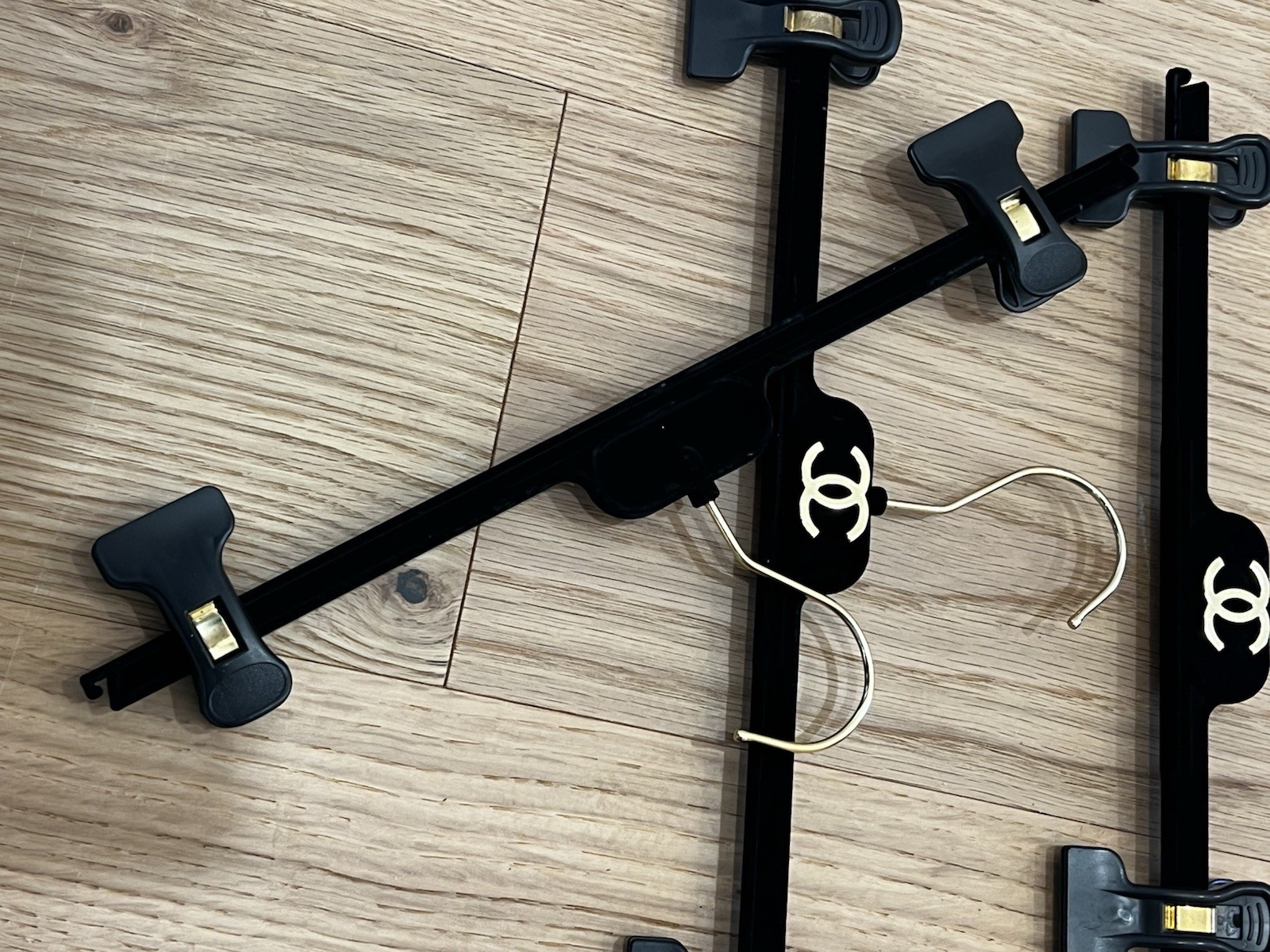 5 Authentic CHANEL Hangers Skirts & Pants Set