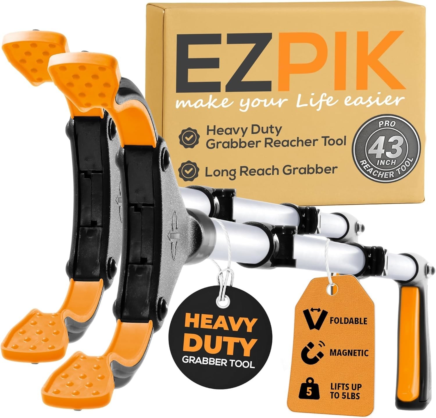 Adjustable Grabber Reacher - Mobility Solution for Elderly