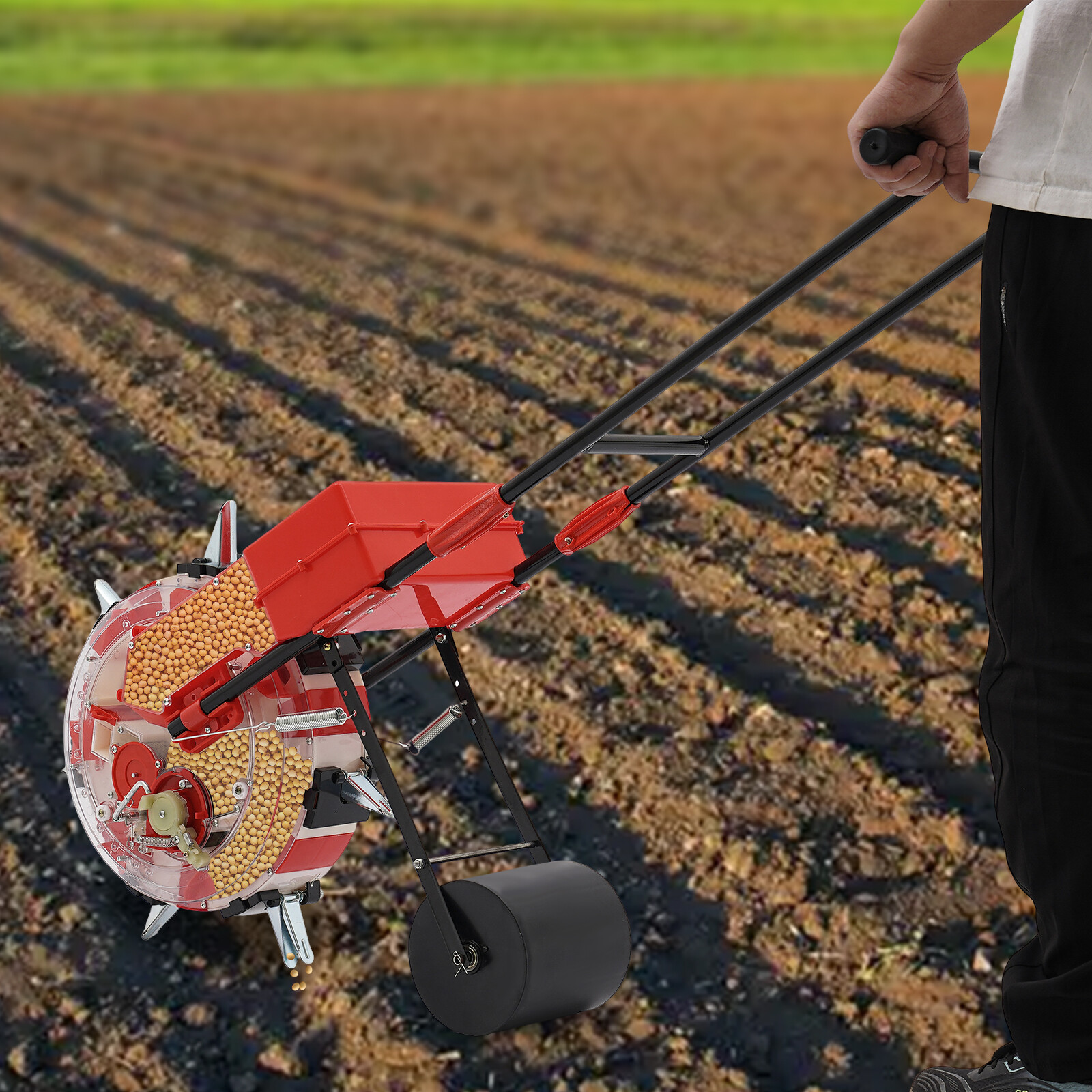 Garden Seeder, Manual Seeder, Seeder Planter, Hand-push Seeder