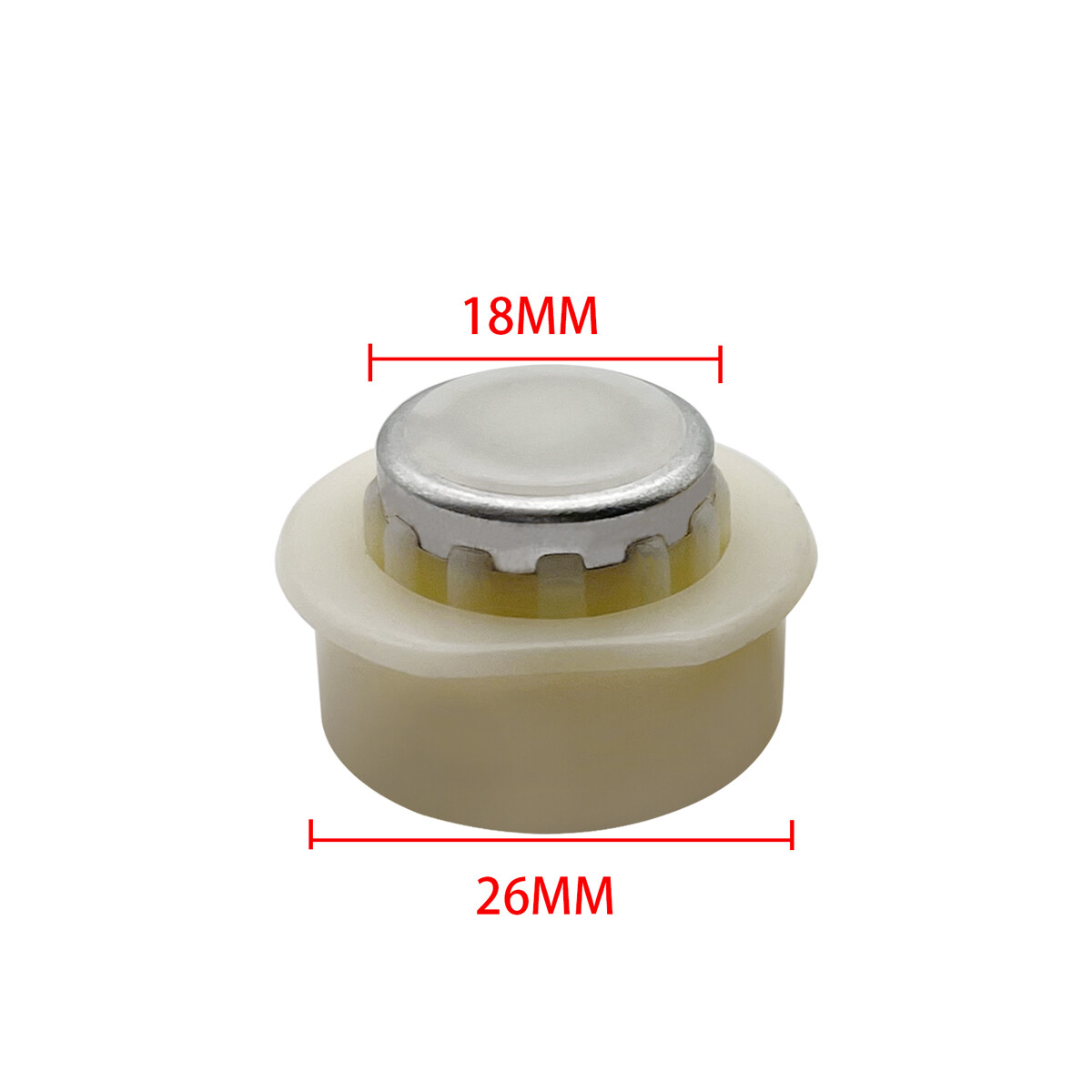 5pcs/10pcs/100pcs Round Level Rod Button Buckle Accessories For Aluminum Level
