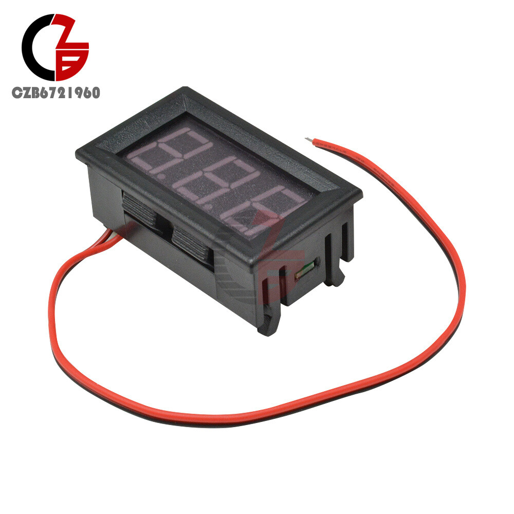 AC 70-500V Voltmeter 0.56" Inch Mini Digital Green LED Voltage Panel Volt Meter
