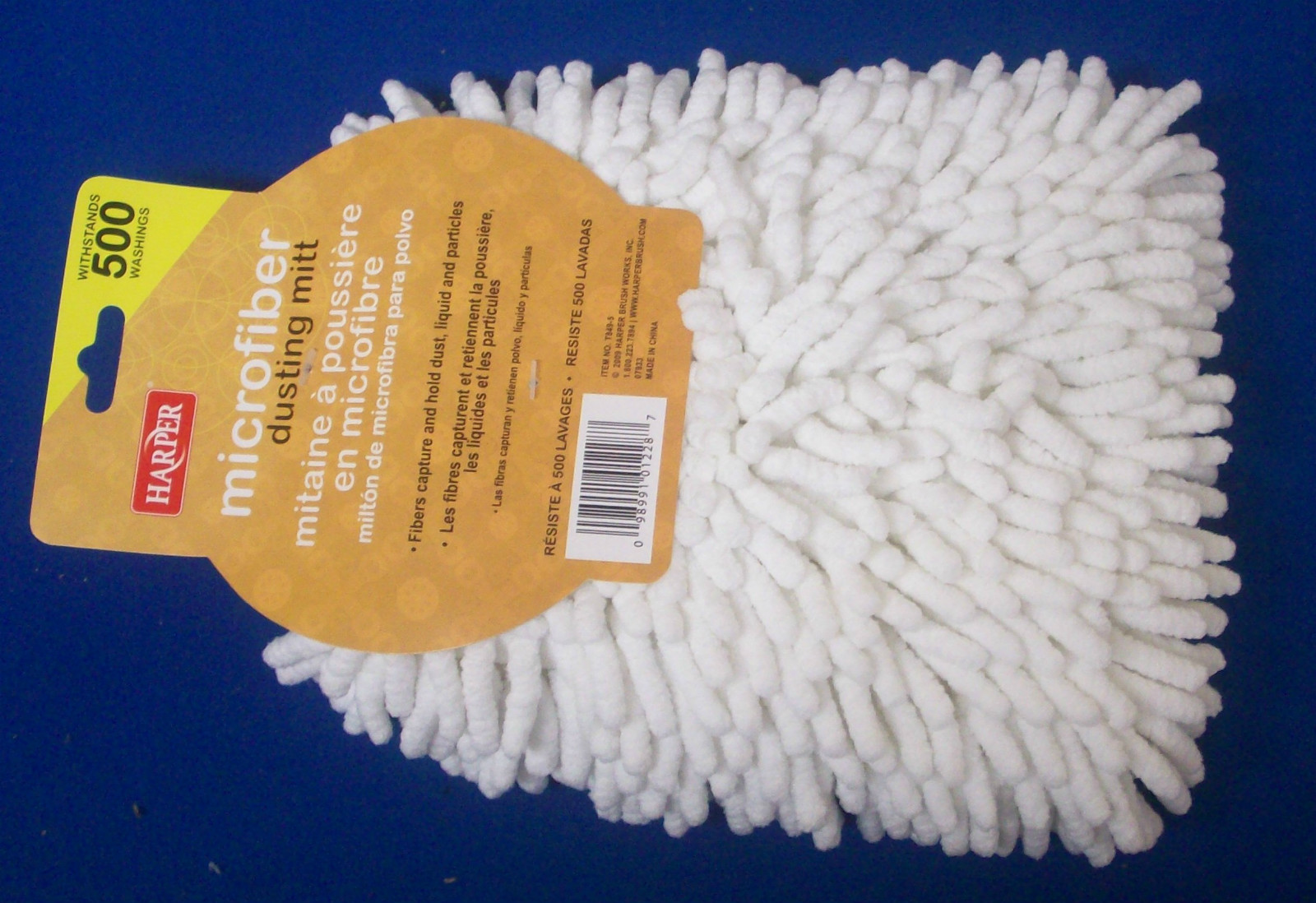 Harper Brush Microfiber Chenille Car Wash Detail Dusting Wash Mitt T849-5