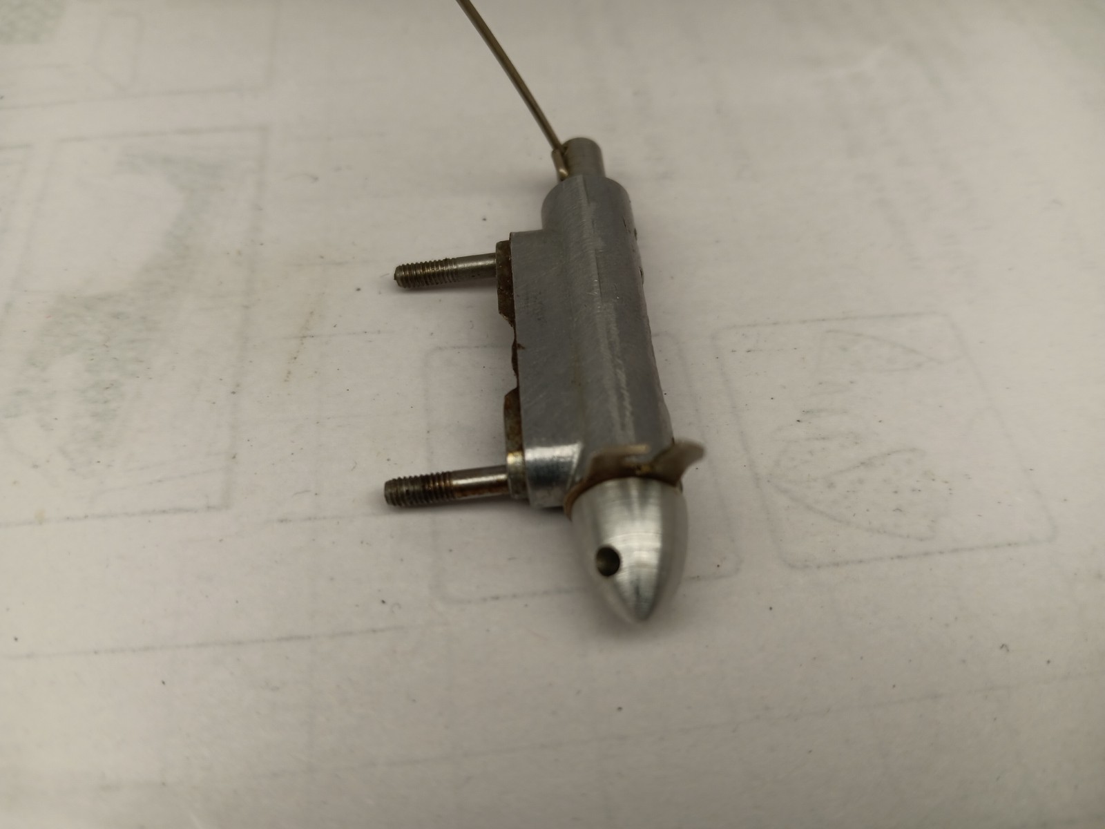 VINTAGE EXHAUST THROTTLE FOR MODEL ENGINE
