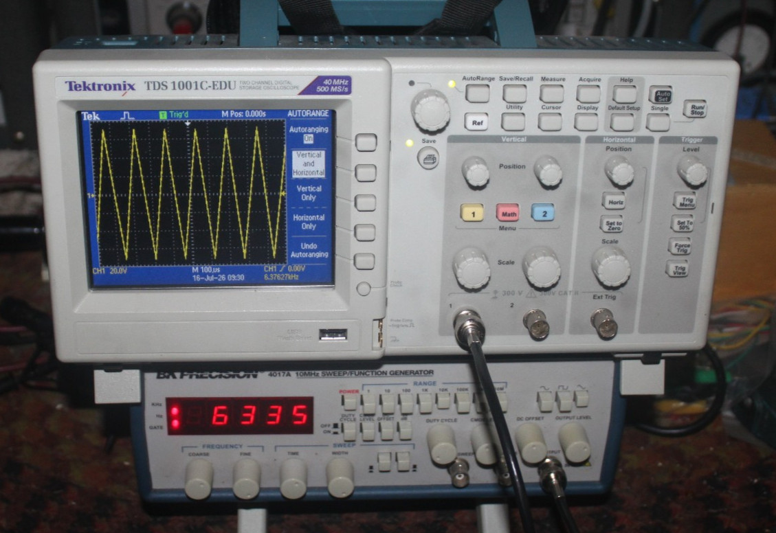 B&K Precision 4017A sweep function generator w/counter