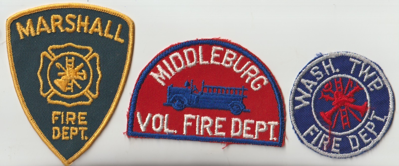 Unidentified Fire Department patch lot shipped from Australia