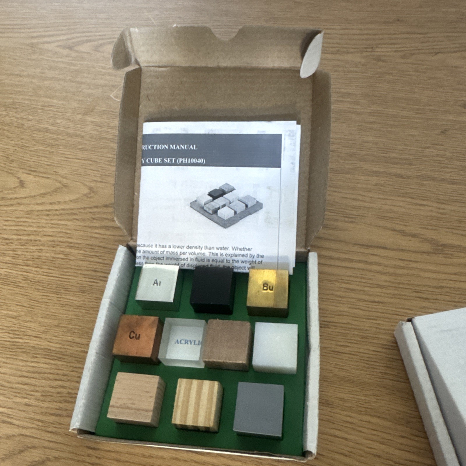 Supertek™ Density, Set of 10 Cubes