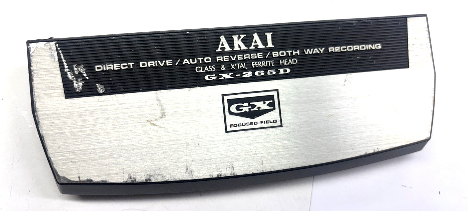 RARE AKAI GX-265D  FRONT HEAD COVER  PULLED AS SHOWN PART USED