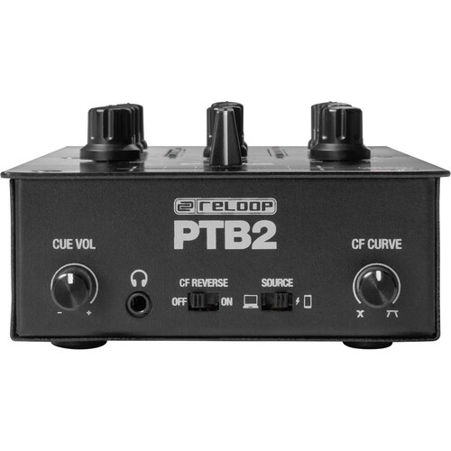 Reloop PTB-2 Portable 2+1-Channel DJ Mixer with DVS and Bluetooth Interface