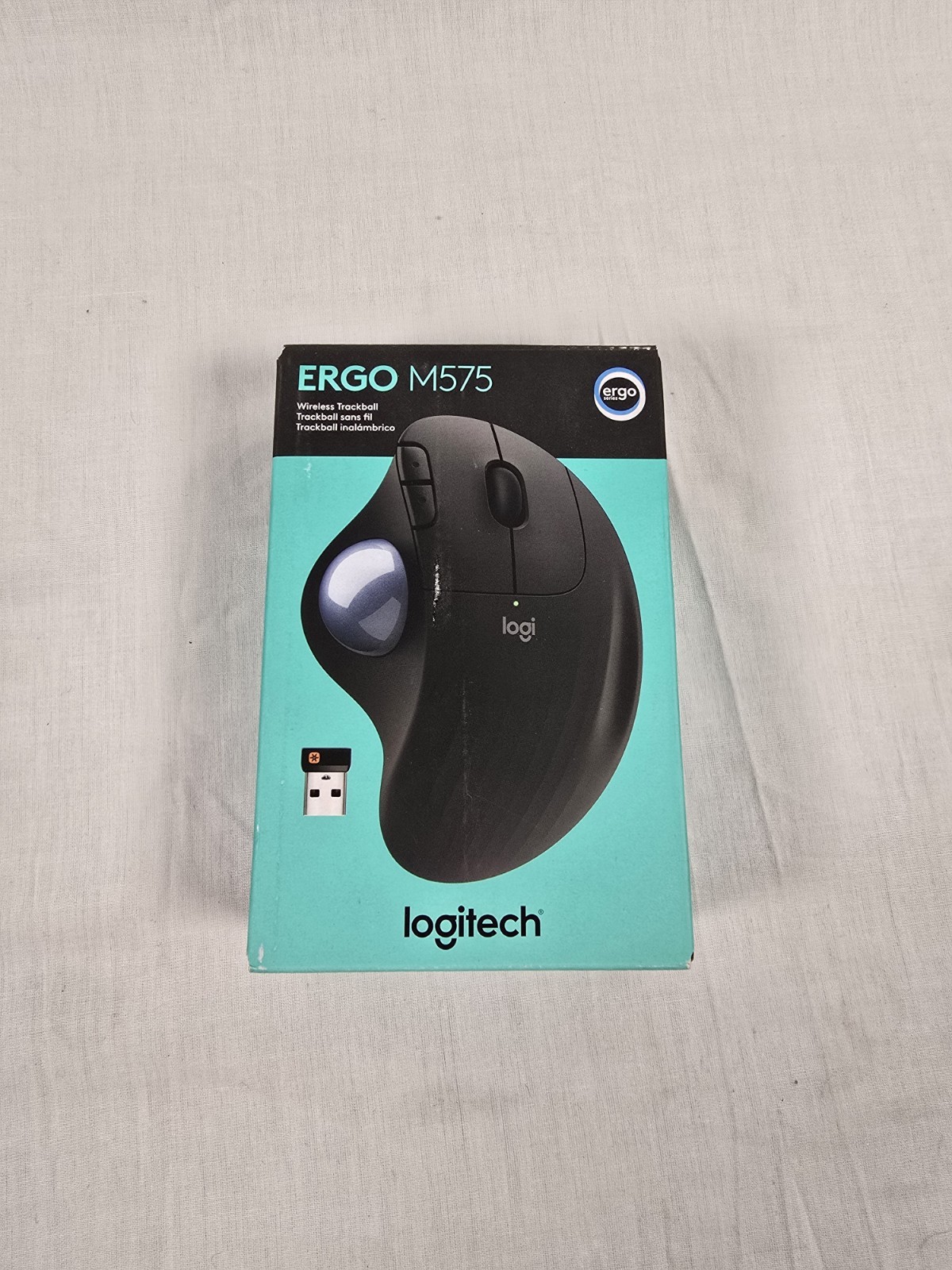ERGO M575 Wireless Tracball Mouse By Logitec SEALED NEW