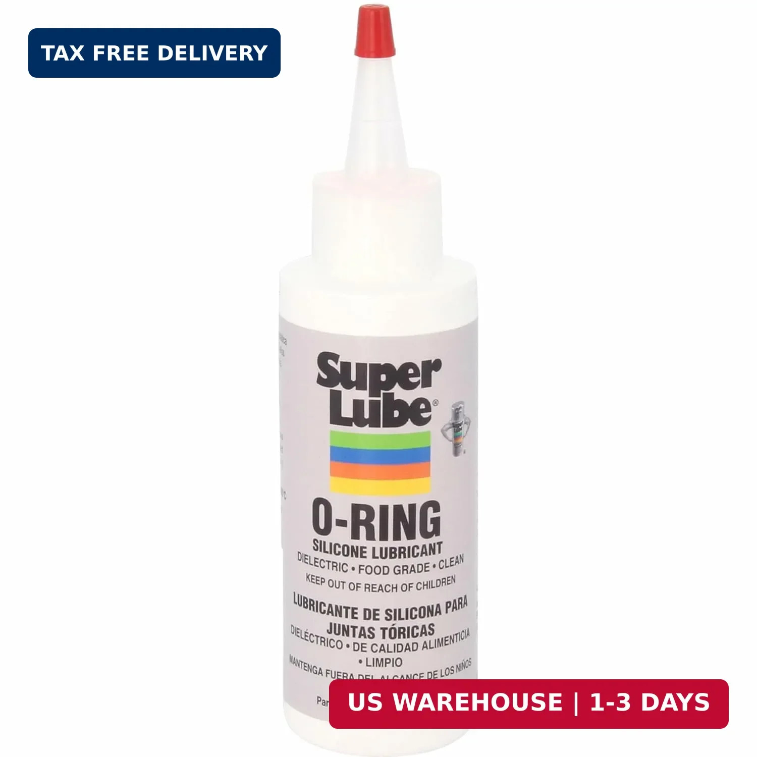 Super Lube O-Ring Silicone Lubricant - Waterproof Silicone & Rubber Seal Grease