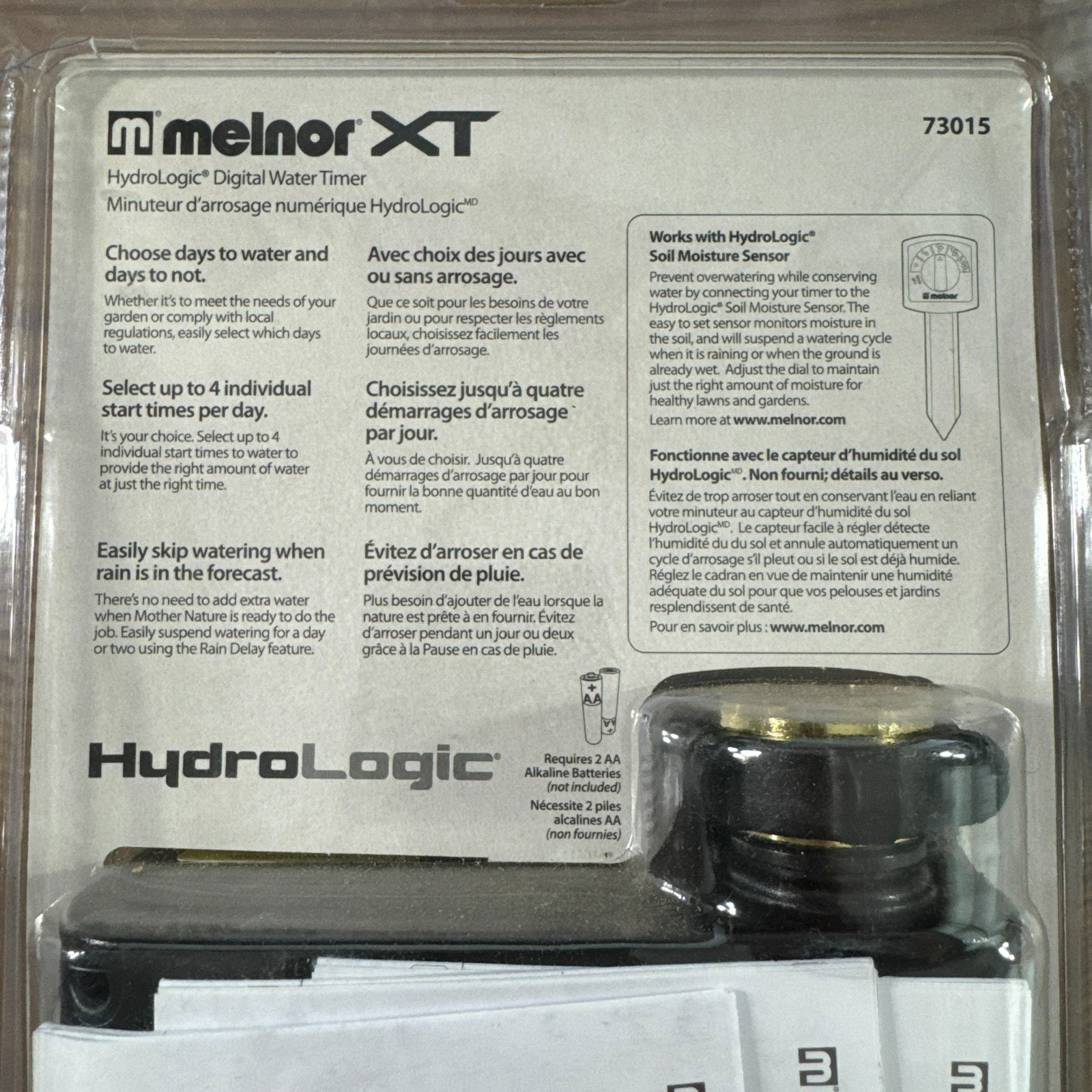 Melnor XT 1 Zone Hydrologic Digital Water Timer MODEL 73015 - NEW