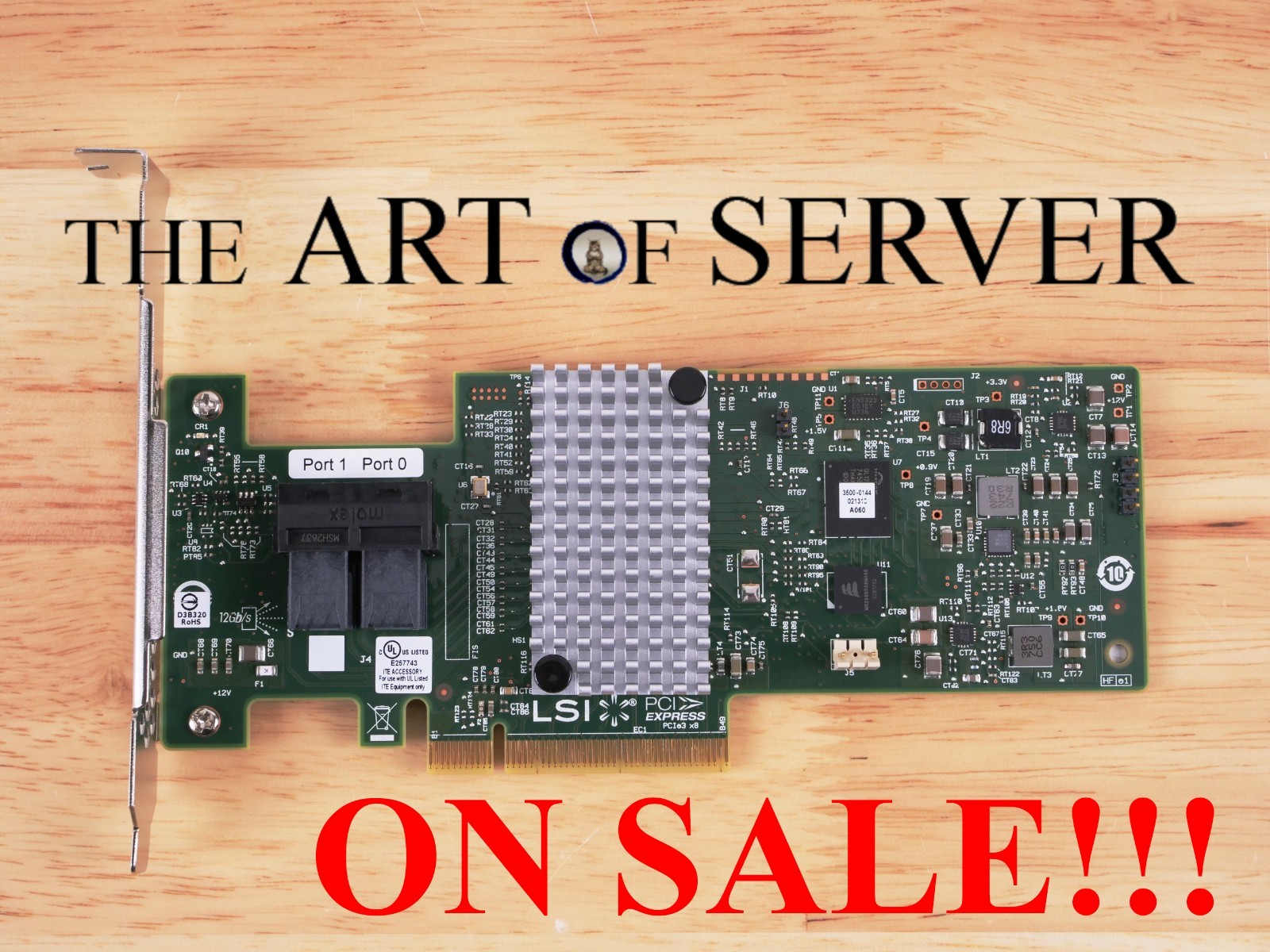 LSI 9340-8i ServeRAID M1215 12Gbps SAS HBA P16 IT mode for ZFS TrueNAS unRAID