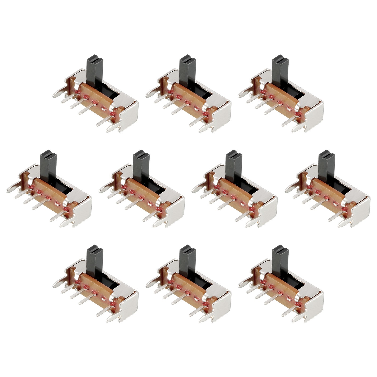 Toggle Switch Latching Slide Control 3 Pin 1P2T 4mm/30 Pcs