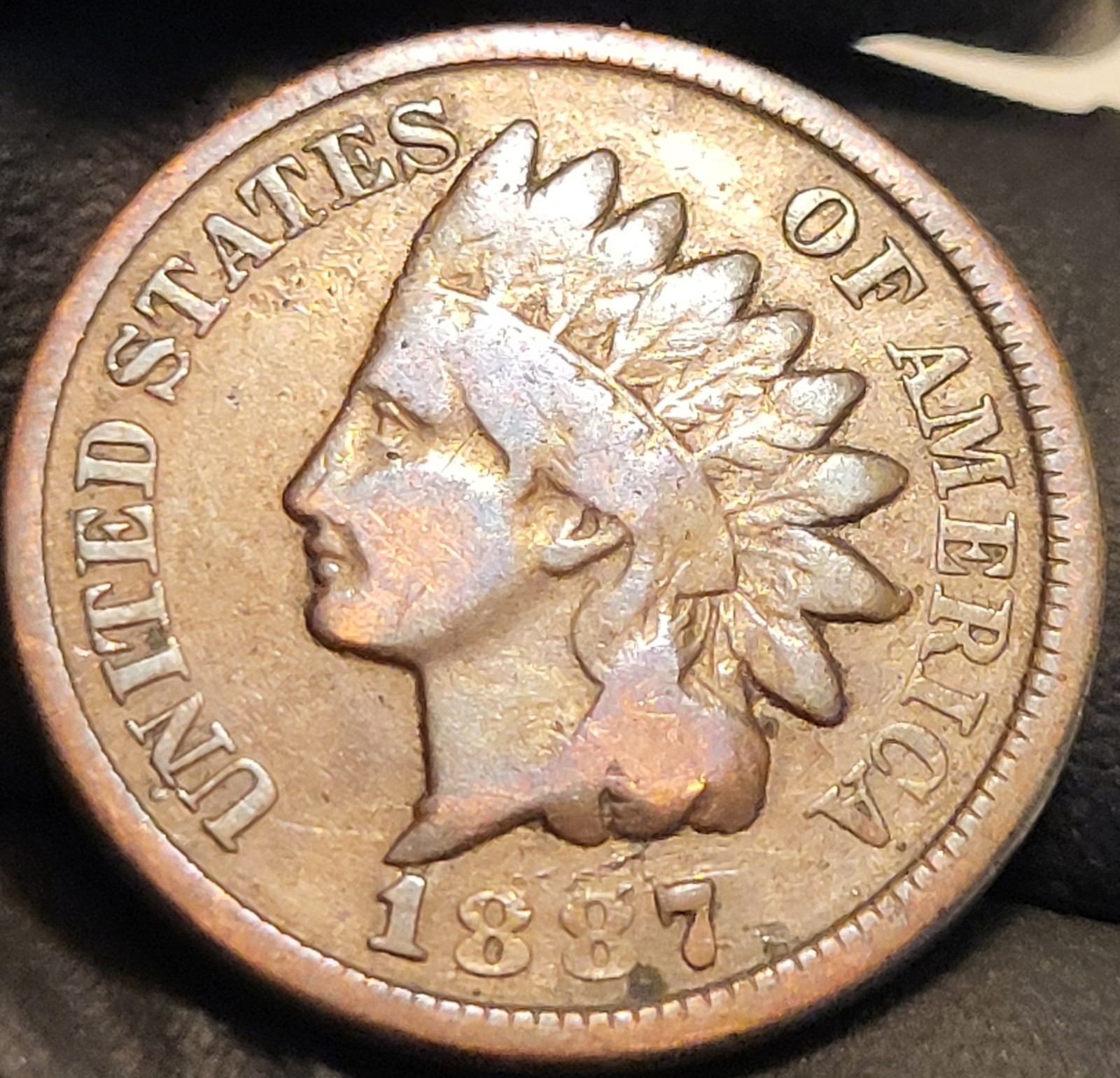 1887 Indian Head Penny Cent! Good Condition Coin!