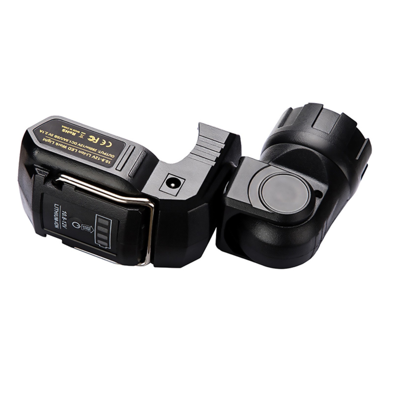 Handheld LED Work Light Flashlight Adapter For DeWalt 12V MAX Li-Ion Battery C