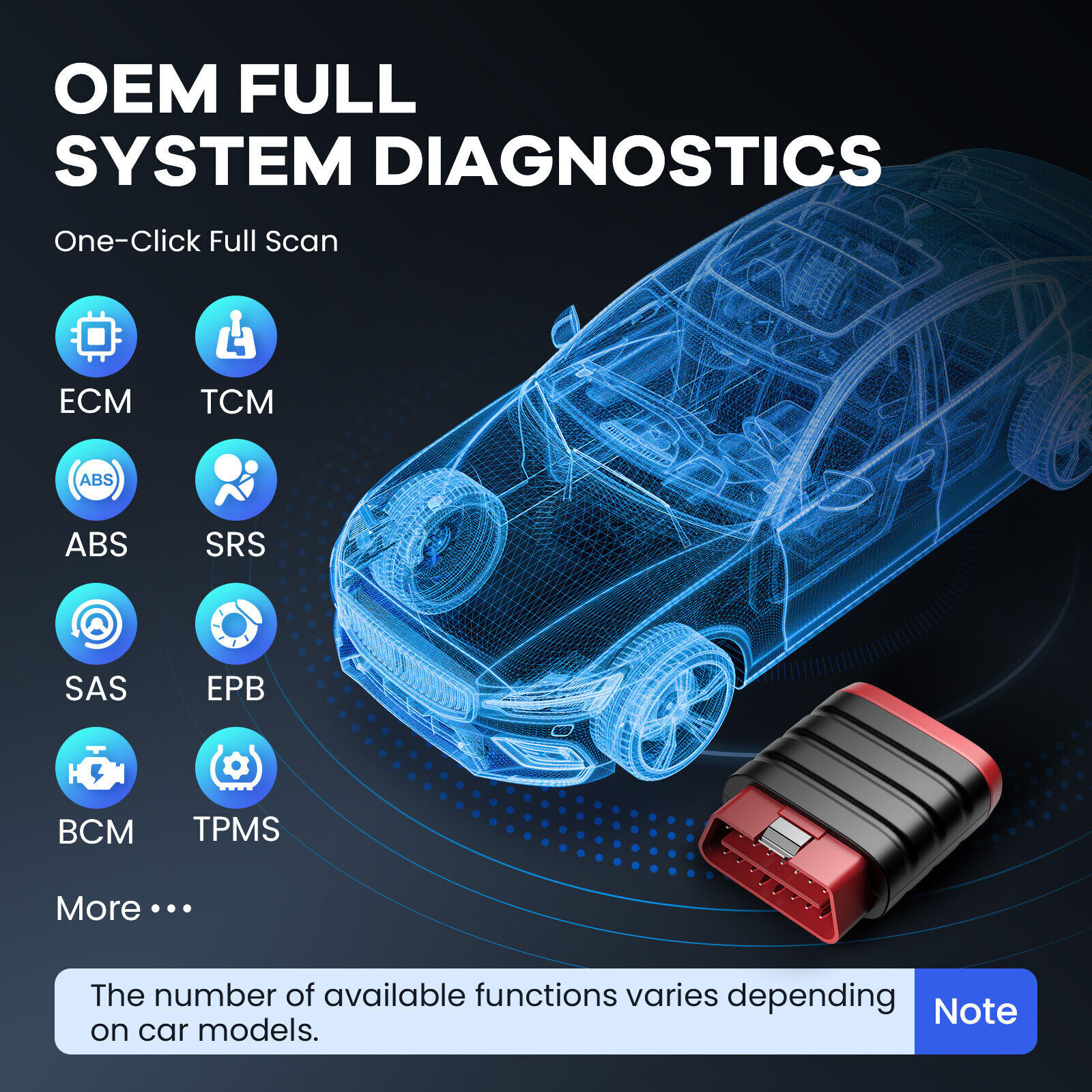 THINKDIAG Mini Car Diagnostic Tool Scanner Full System Fault OBD2 Code Reader