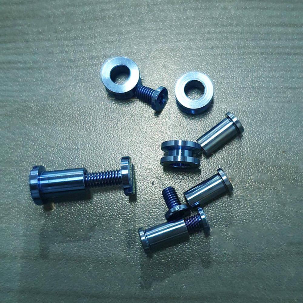 DIY Titanium Screw Set For Hinderer XM-18 3.5" Knife Parts Screws Blue