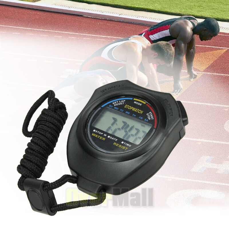 Digital Sport Stopwatch Timer Electronic Digital Countdown Timer and Stopwatch