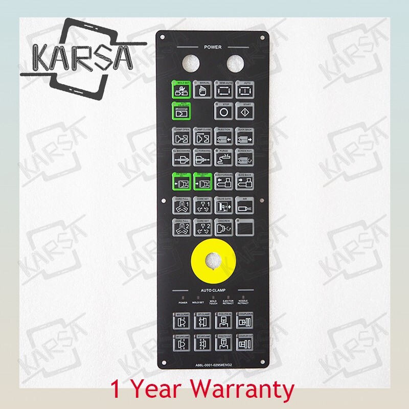1X Keysheet for A86L-0001-0295 A86L-0001-0295#ENG2 Injection Molding Machine