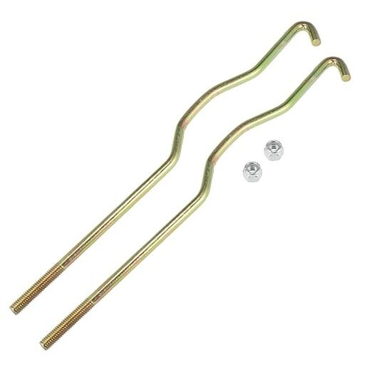2pcs Golf Cart Battery Hold Down Rod Bolt Nut Battery Clamp for Club Car