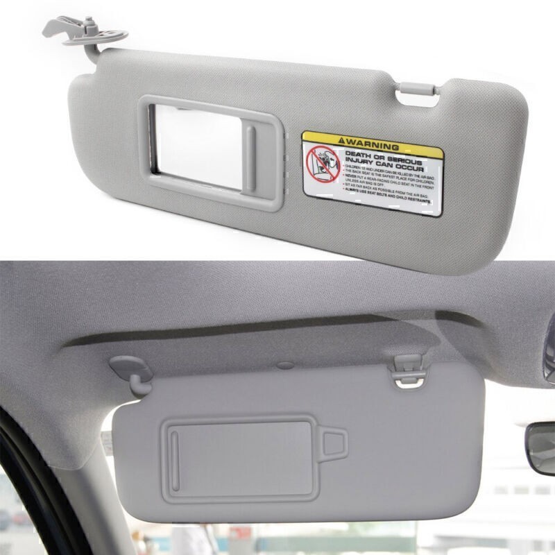 Car Sun Visor Left Driver Side For Hyundai Elantra 2011-15 852103X000TX Gray US