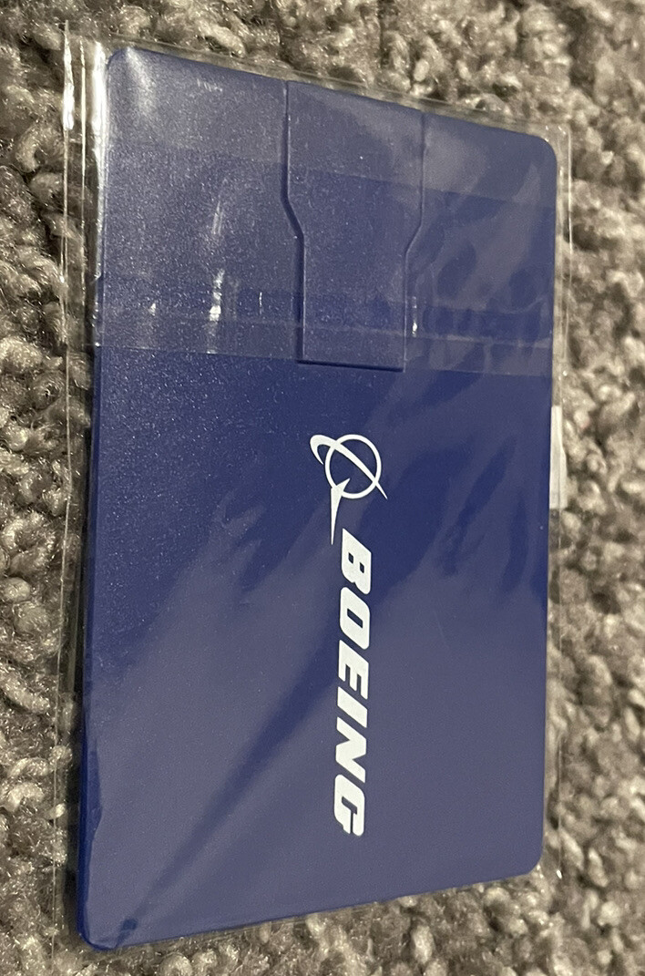 NEW Boeing Logo 16GB Flat USB Drive, Blue, SKU # 4600600900930001
